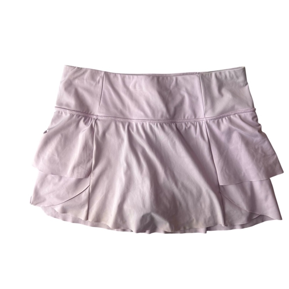 Athleta Momentum Tennis Skort Lavender Purple Built-In Shorts Athletic Skirt M - Picture 3 of 15